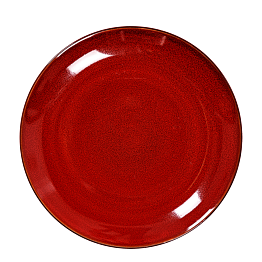 Assiette plate Corfou rouge Ø 26 cm