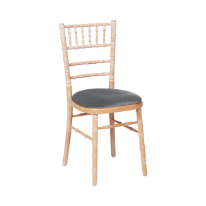 Chaise Natura avec galette grise