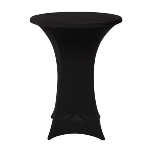 Mange-debout houssé stretch noir Ø 85 x H 110 cm