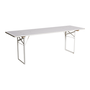 Table en pin blanche 70 x 220 cm
