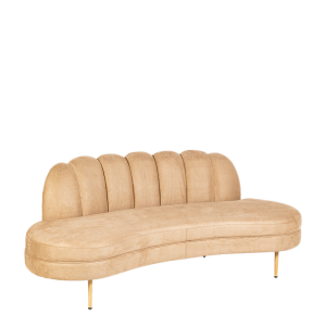 Canapé Bella beige 75 x 190 cm H 80 cm