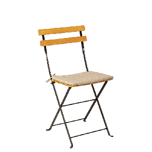 Chaise Trocadéro Wood avec galette