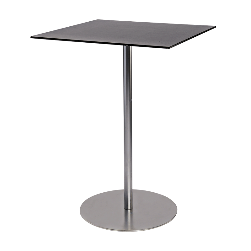 Mange-debout Brio noir 75 x 75 cm H 108 cm