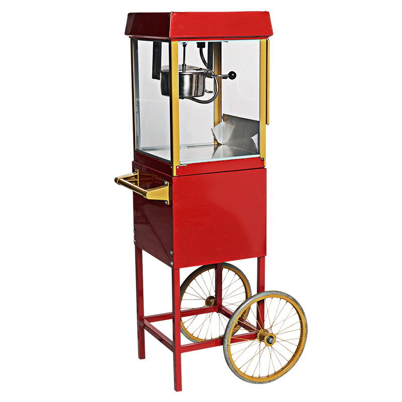 Machine à pop-corn chariot 220 V - 1500 W