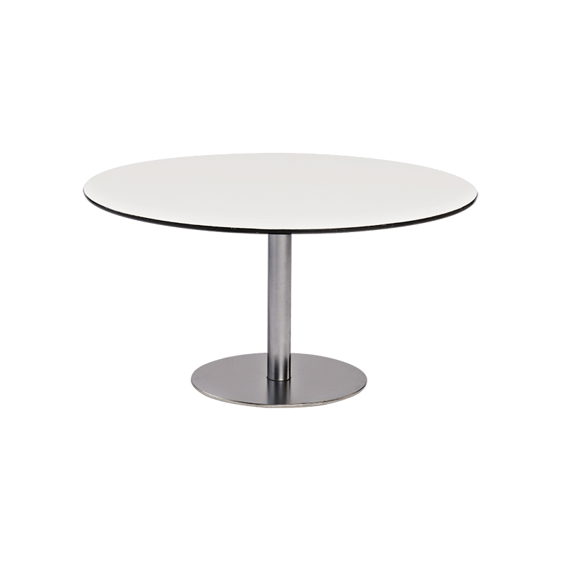 Table basse Brio blanche Ø 75 cm H 40 cm