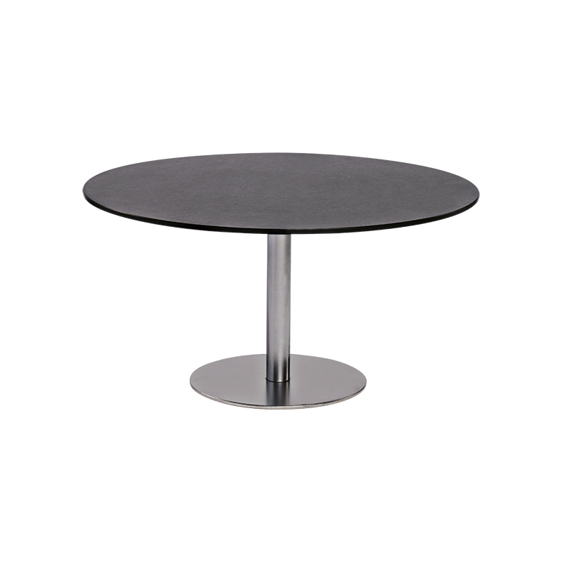 Table basse Brio noire Ø 75 cm H 40 cm