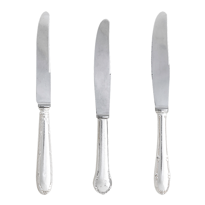 Couteau à entremets Vintage argent