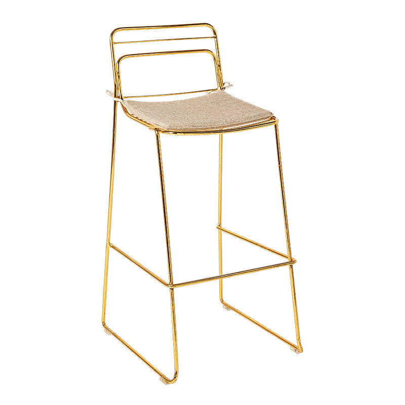 Chaise haute Filor H 100 cm avec galette ficelle