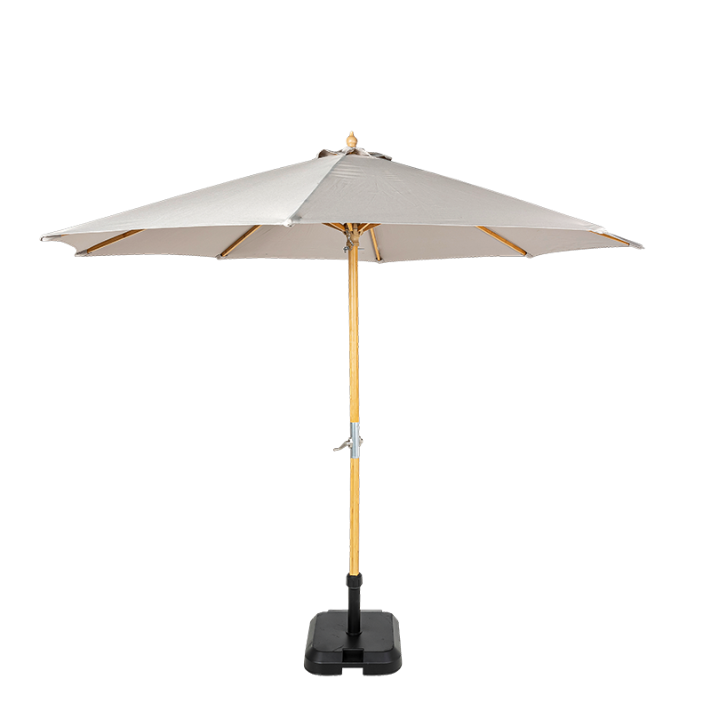 Parasol droit Ø 300 cm rond
