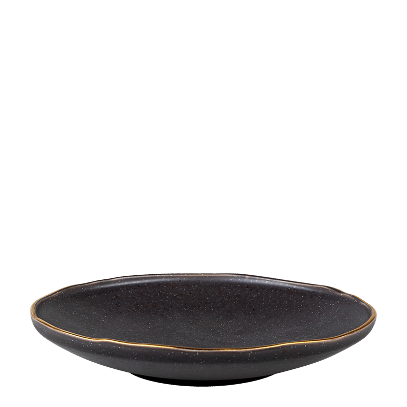 Assiette creuse Volcan doré Ø 23 cm