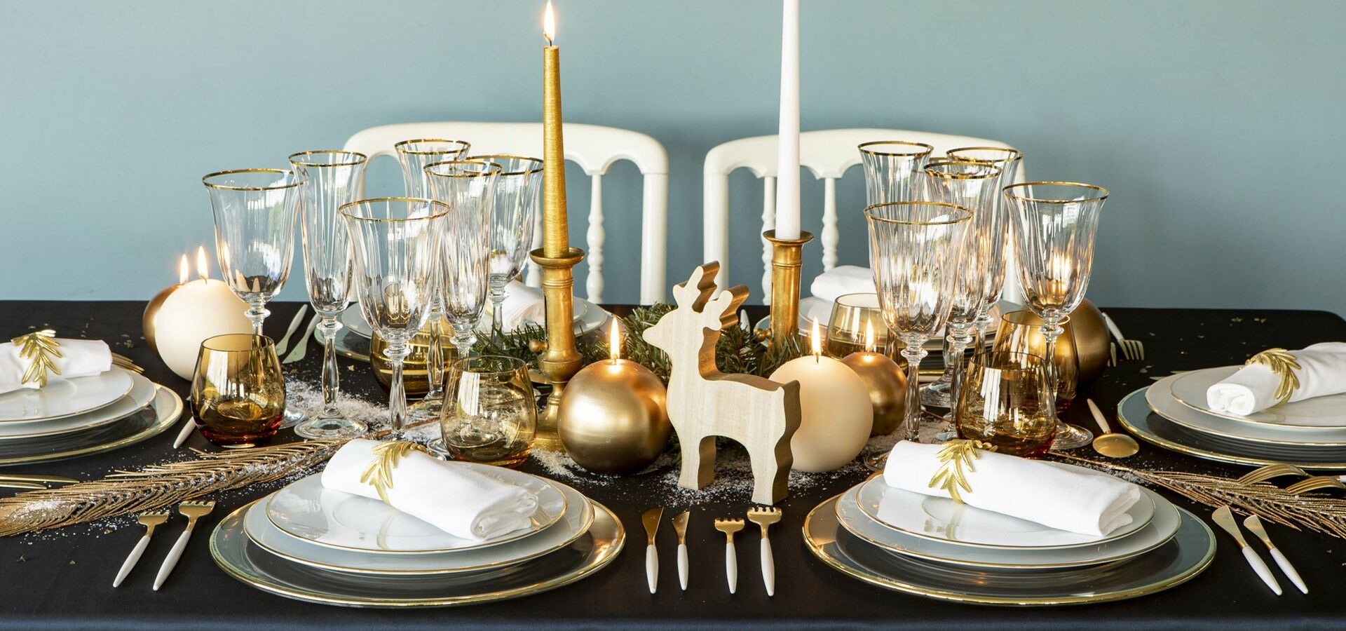 Location de vaisselle à Noël : nos idées de décoration pour votre table