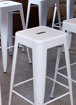 Tabouret Blanc